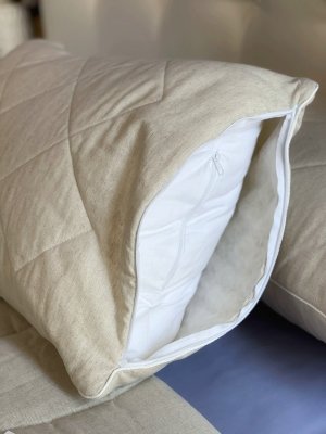 подушка регулируемая pellavas (50 × 70, 45% лен 55%хлопок)